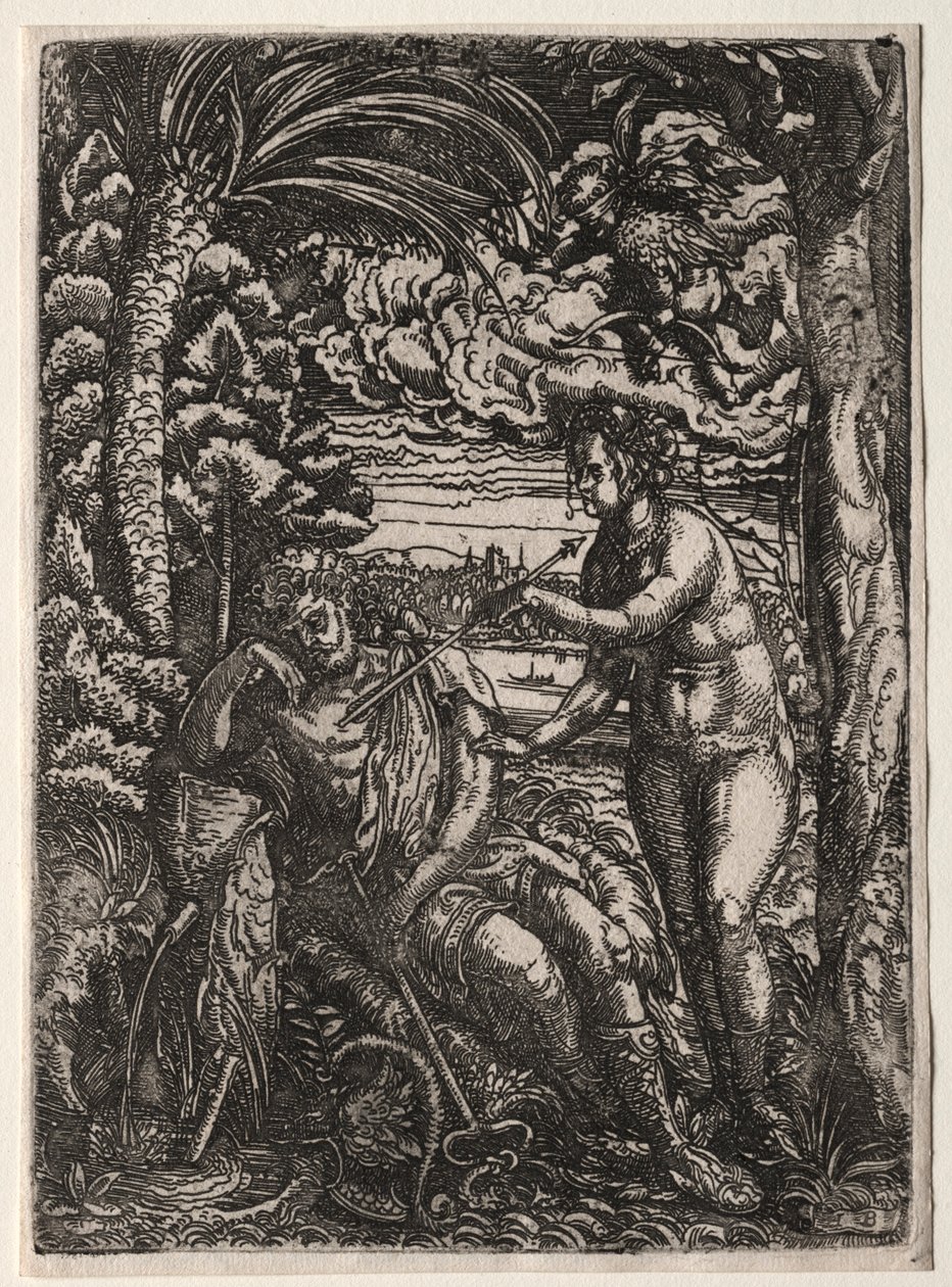 Venus och Merkurius. av Hans Burgkmair