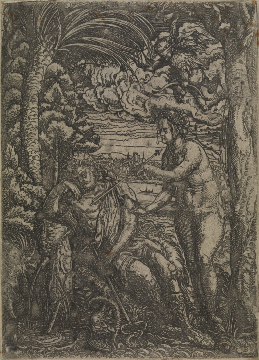 Venus och Merkurius av Hans Burgkmair d.Æ.
