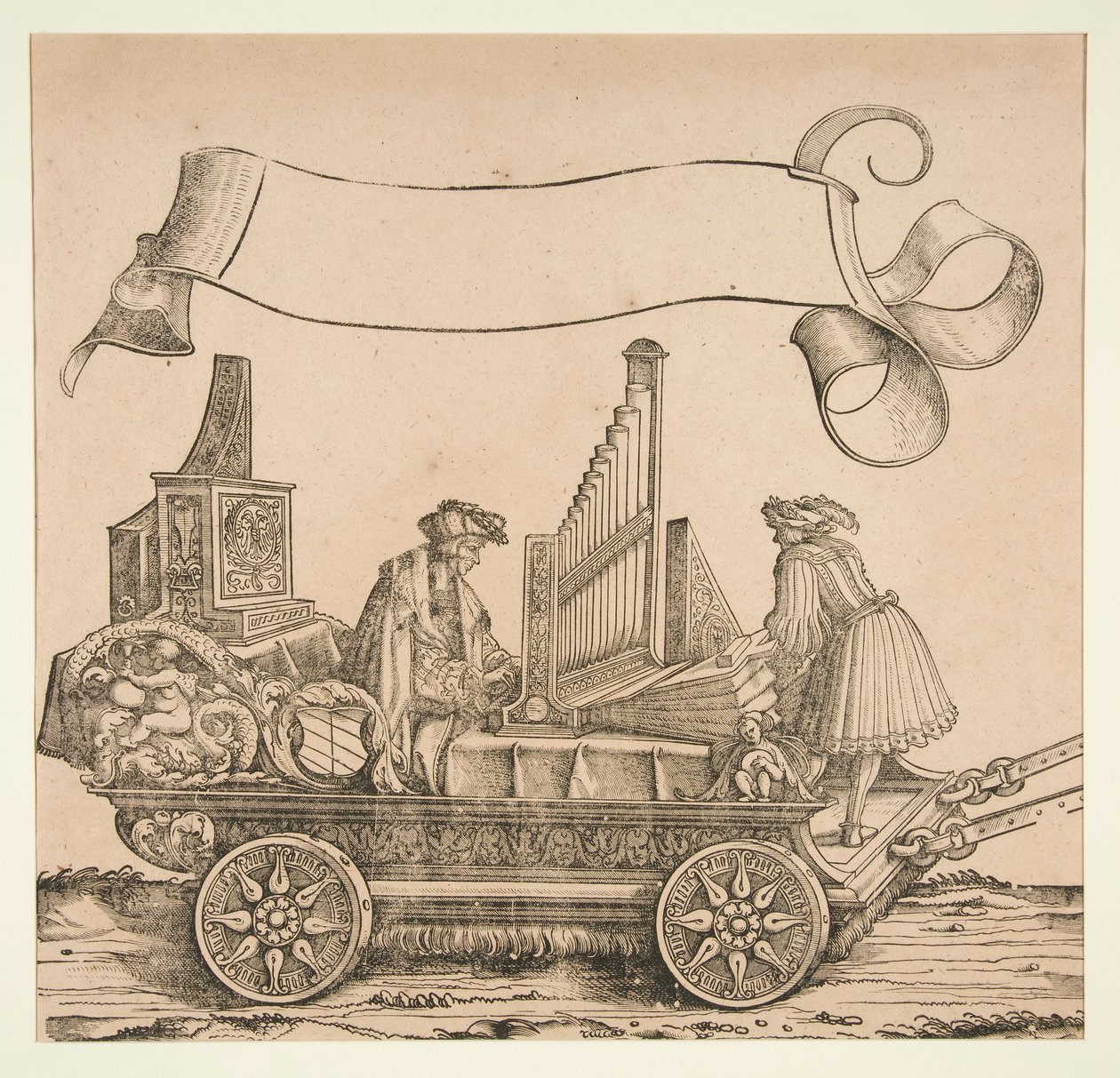 Musik - Regal och Positiv av Hans Burgkmair the Elder