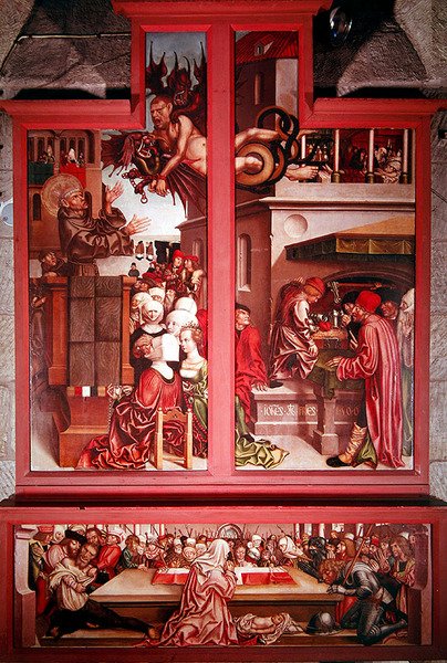 Altartavla av Sankt Antonius, 1506 av Hans Fries