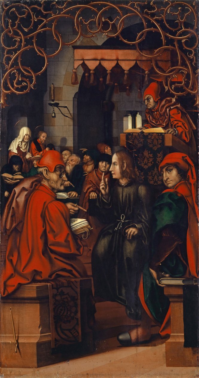 Kristus bland läkarna, 1512 av Hans Fries