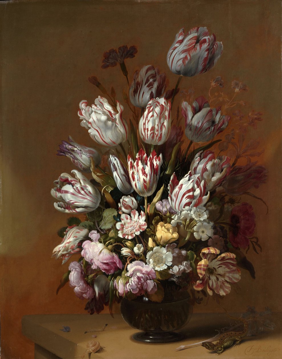 Stilleben med blommor, 1639. av Hans Gillisz. Bollongier
