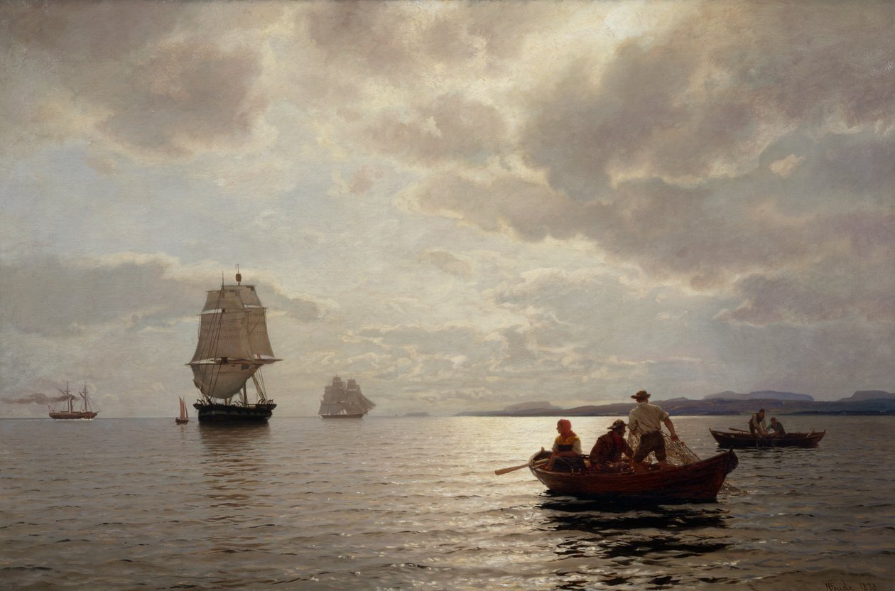 Från Oslofjorden av Hans Gude