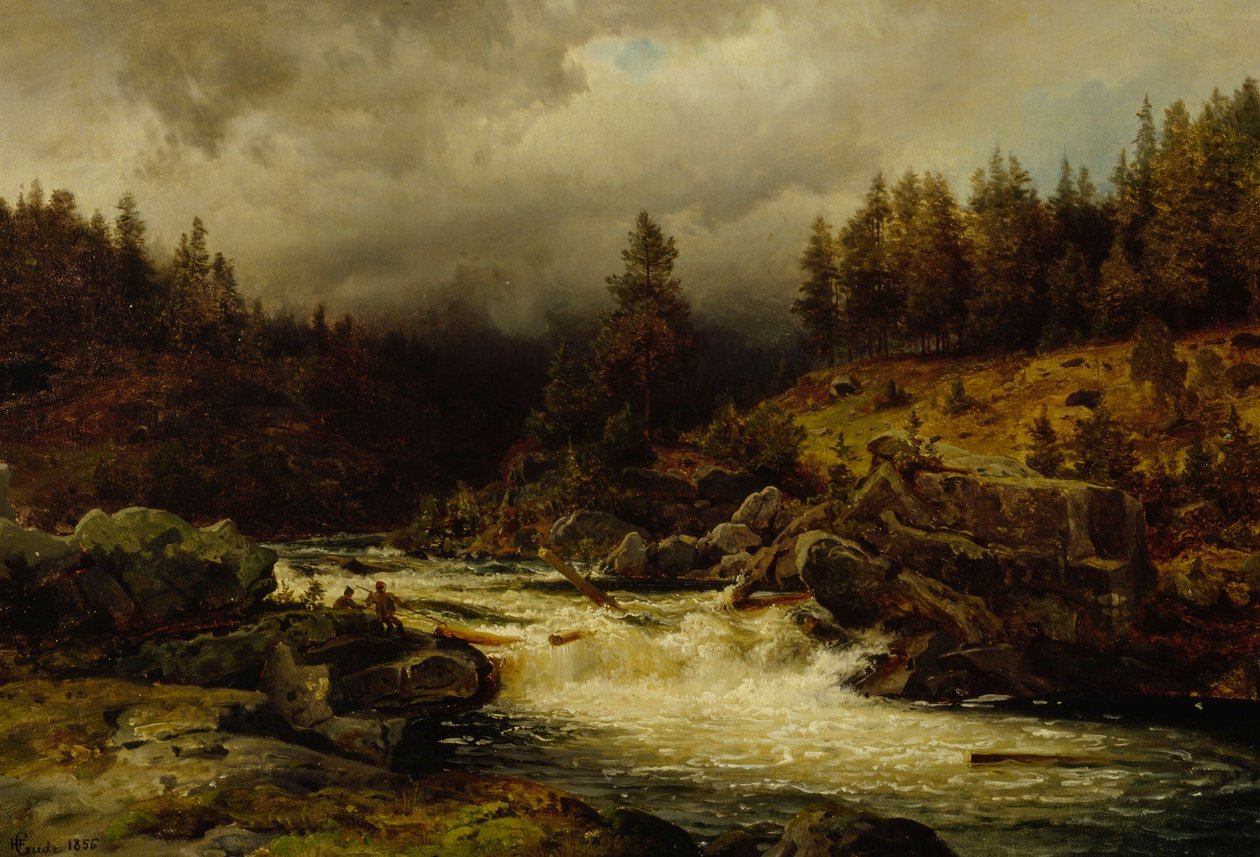 Forsar i Norge av Hans Gude