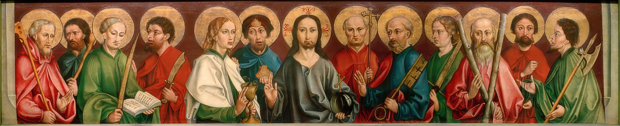 Kristus och de tolv apostlarna av Hans Haider