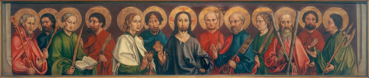 Kristus och de tolv apostlarna av Hans Haider