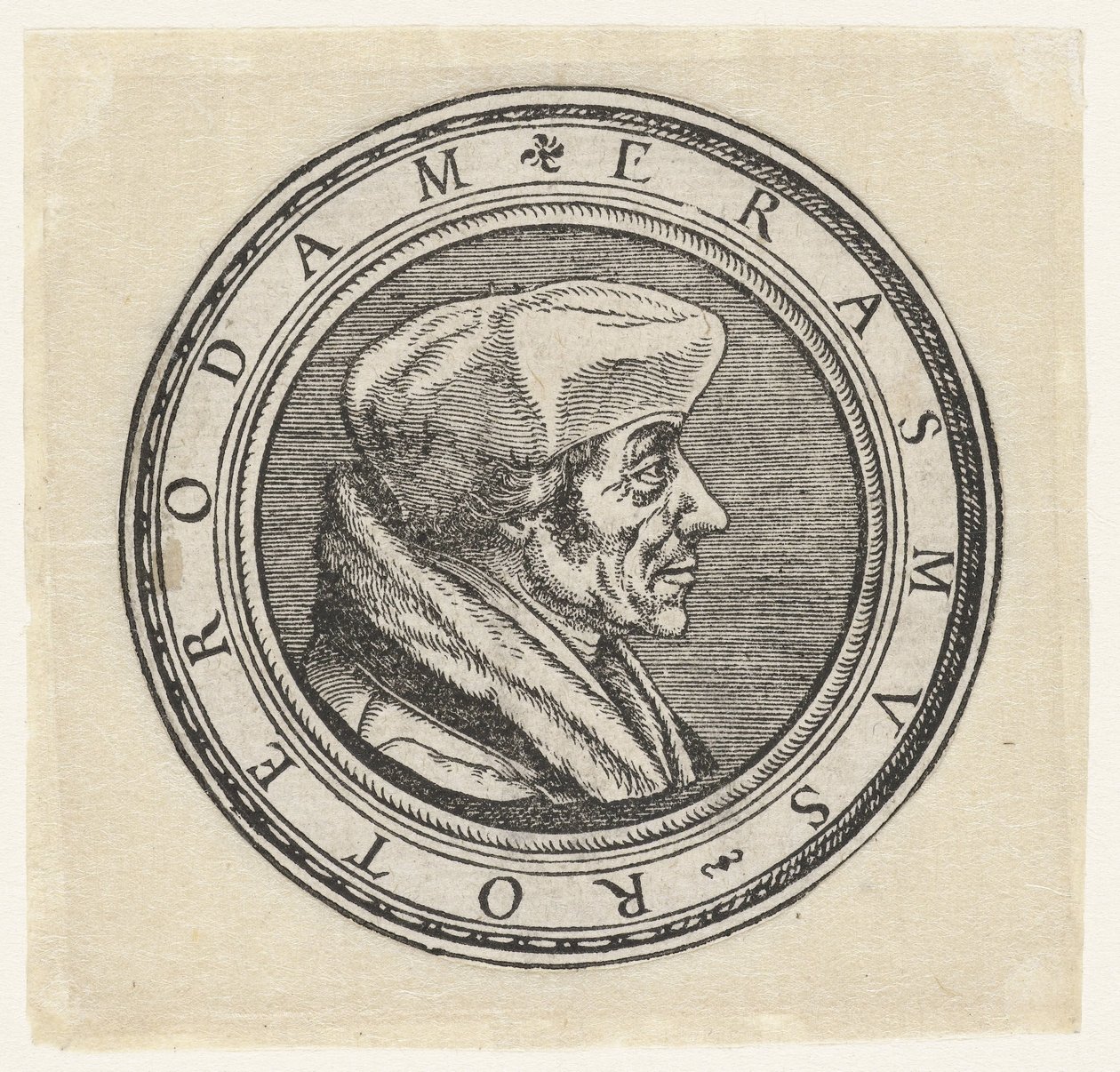 Porträtt av Erasmus av Hans Holbein (II)