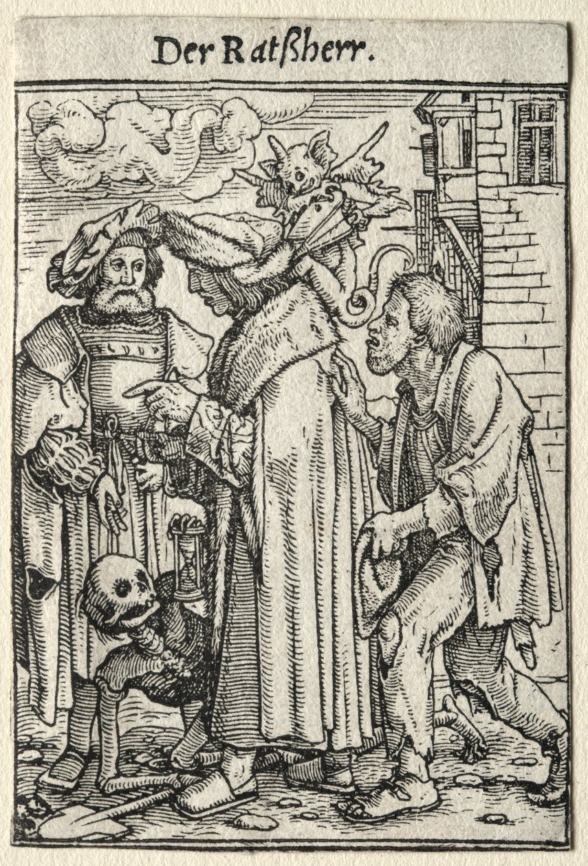 Dödsdansen: Rådmannen av Hans Holbein