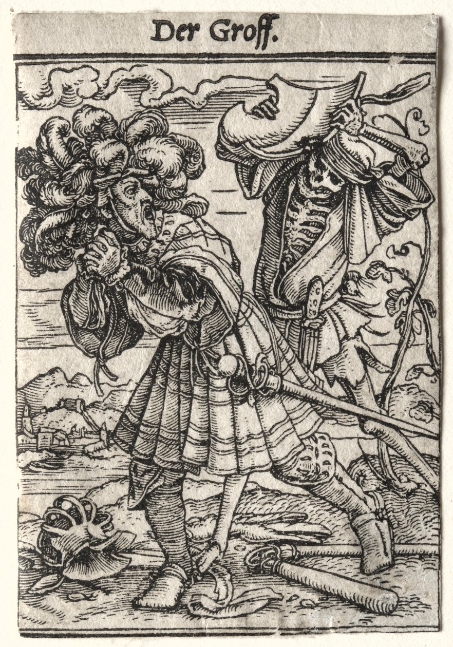 Dödsdansen: The Earl, ca. 1526. av Hans Holbein