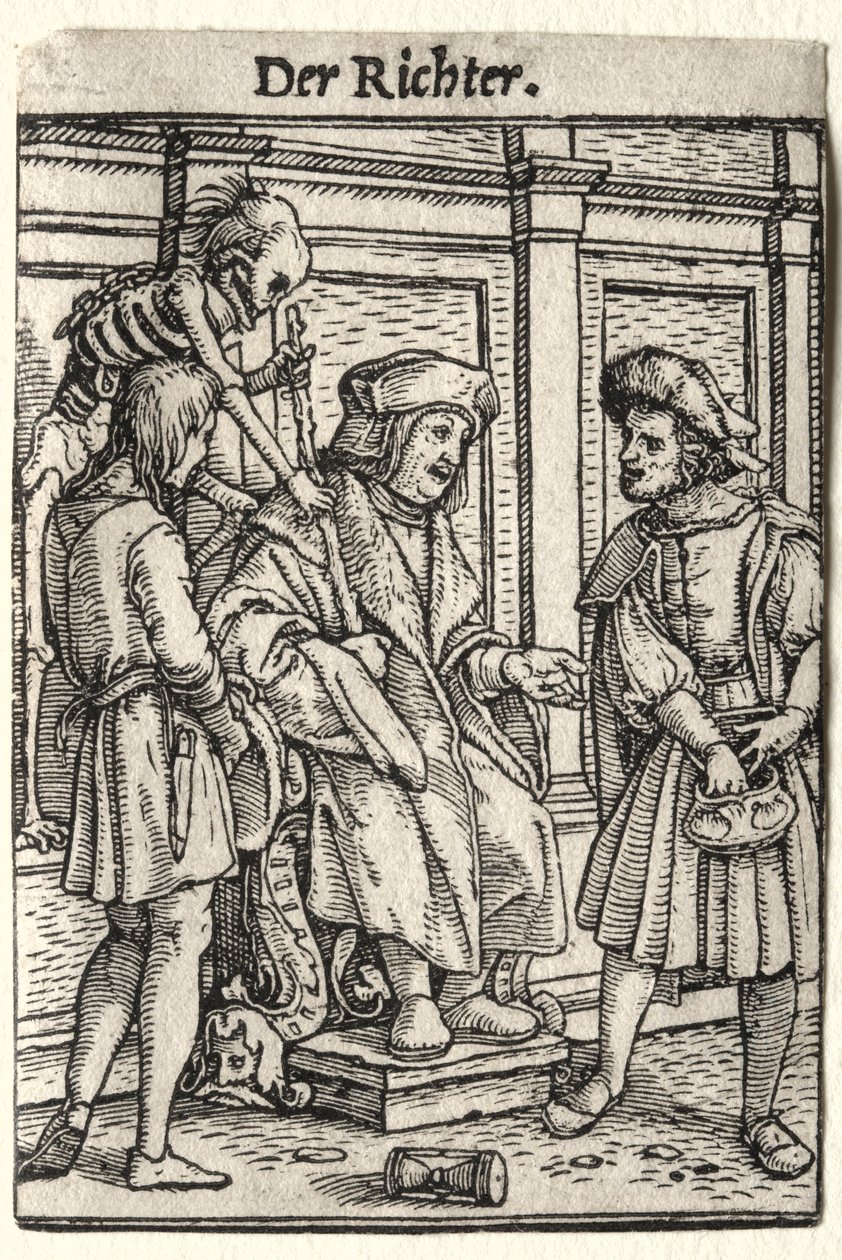 Dödsdansen: The Judge av Hans Holbein
