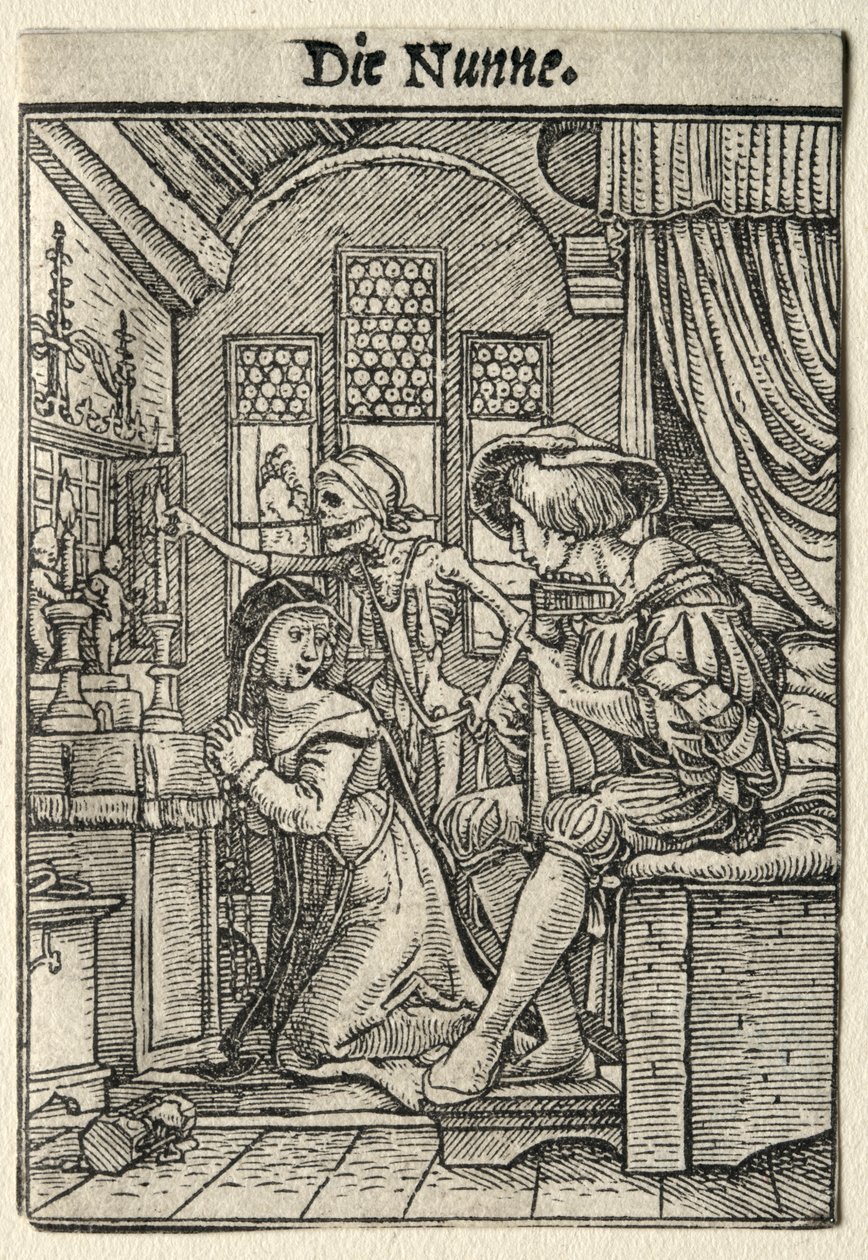 Dödsdansen: Nunnan. av Hans Holbein