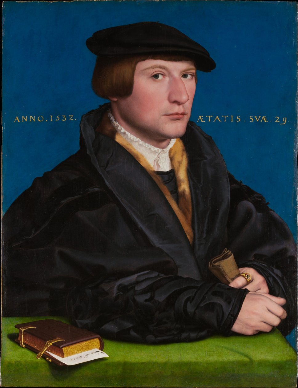 Porträtt av en medlem av familjen Wedigh av Hans Holbein