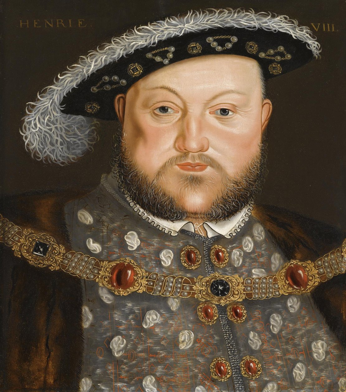 Porträtt av kung Henrik VIII av England av Hans, Holbein