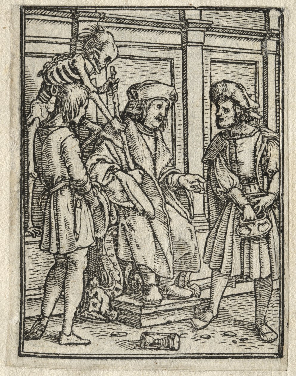 Dödsdansen: Domaren av Hans Holbein