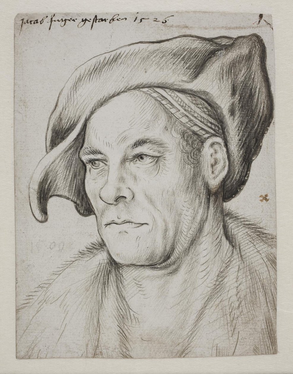Porträtt av finansmannen och köpmannen Jacob Fugger av Hans Holbein d.Æ.