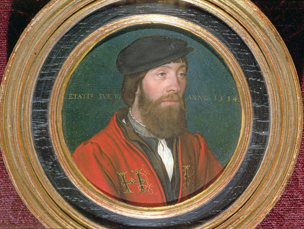 O se tagata aloaʻia i le maota o le Tupu o Enele VIII o Egelani, 1534 (lua 72442) av Hans Holbein der Jüngere