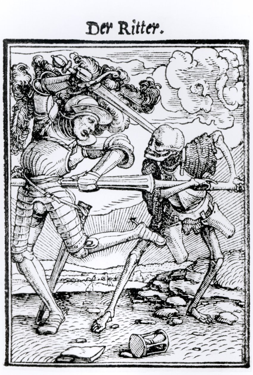 Döden och riddaren, från 