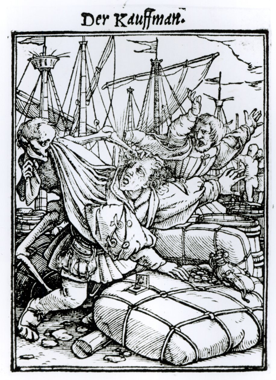 Döden och köpmannen, från 