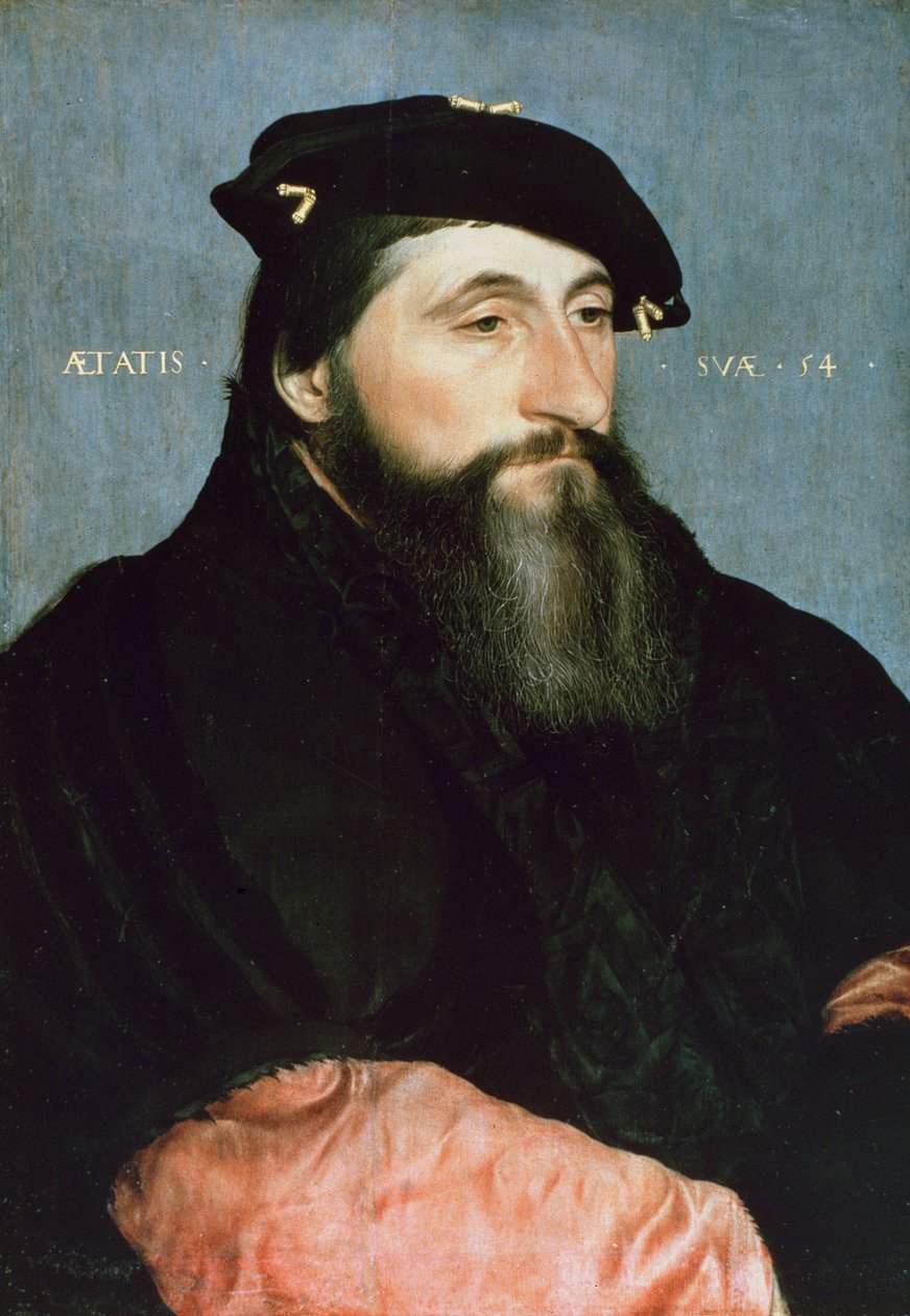 Hertig Anton den gode av Lorraine (f.c.1489) ca.1543 av Hans Holbein der Jüngere