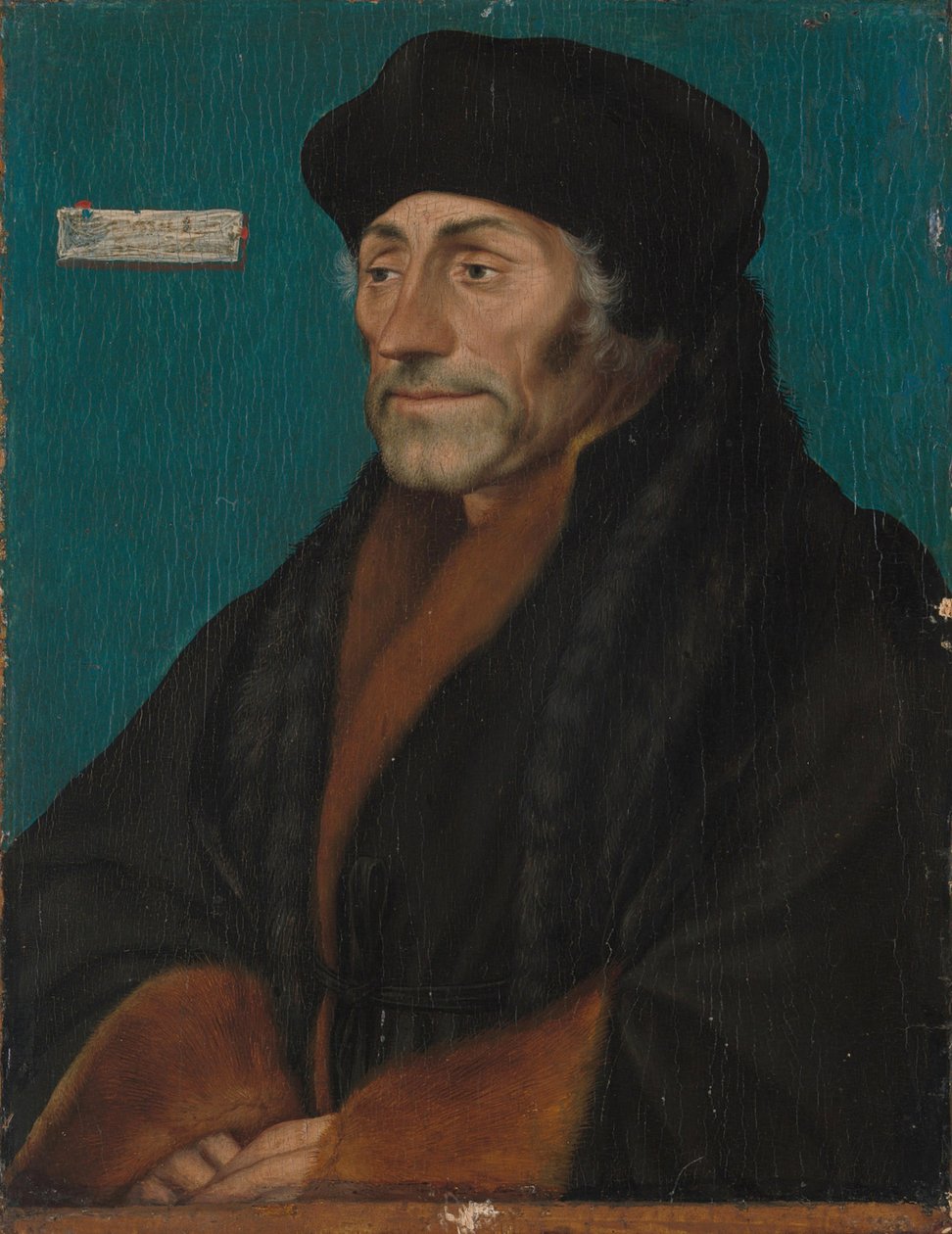 Erasmus av Rotterdam (1466-1536) av Hans Holbein der Jüngere