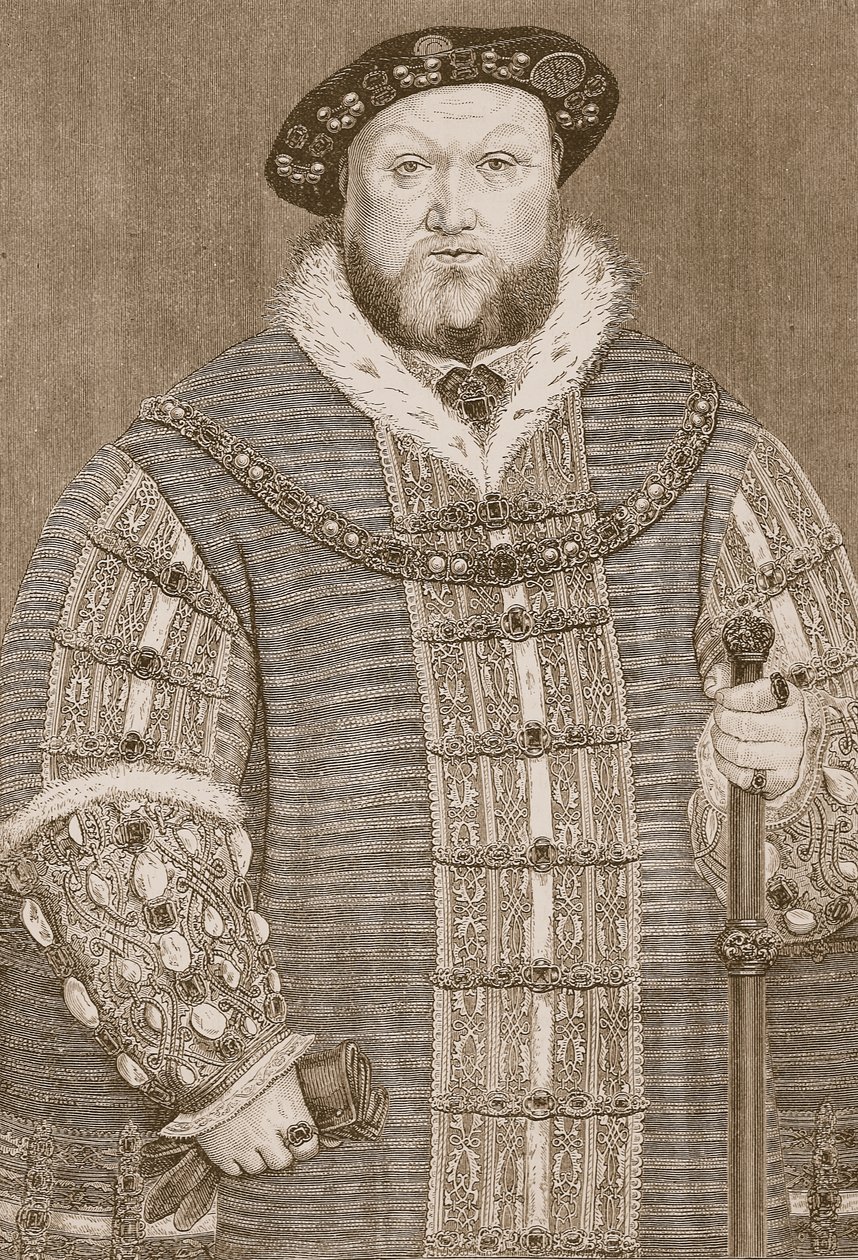 Henrik VIII, illustration från Cassell