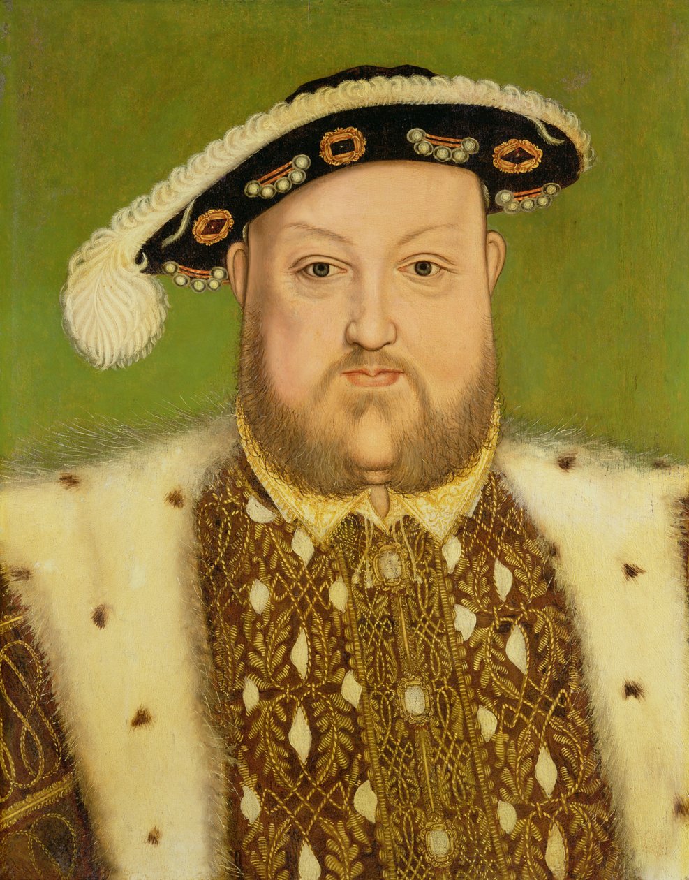 Porträtt av Henrik VIII (1491-1547) av Hans Holbein der Jüngere