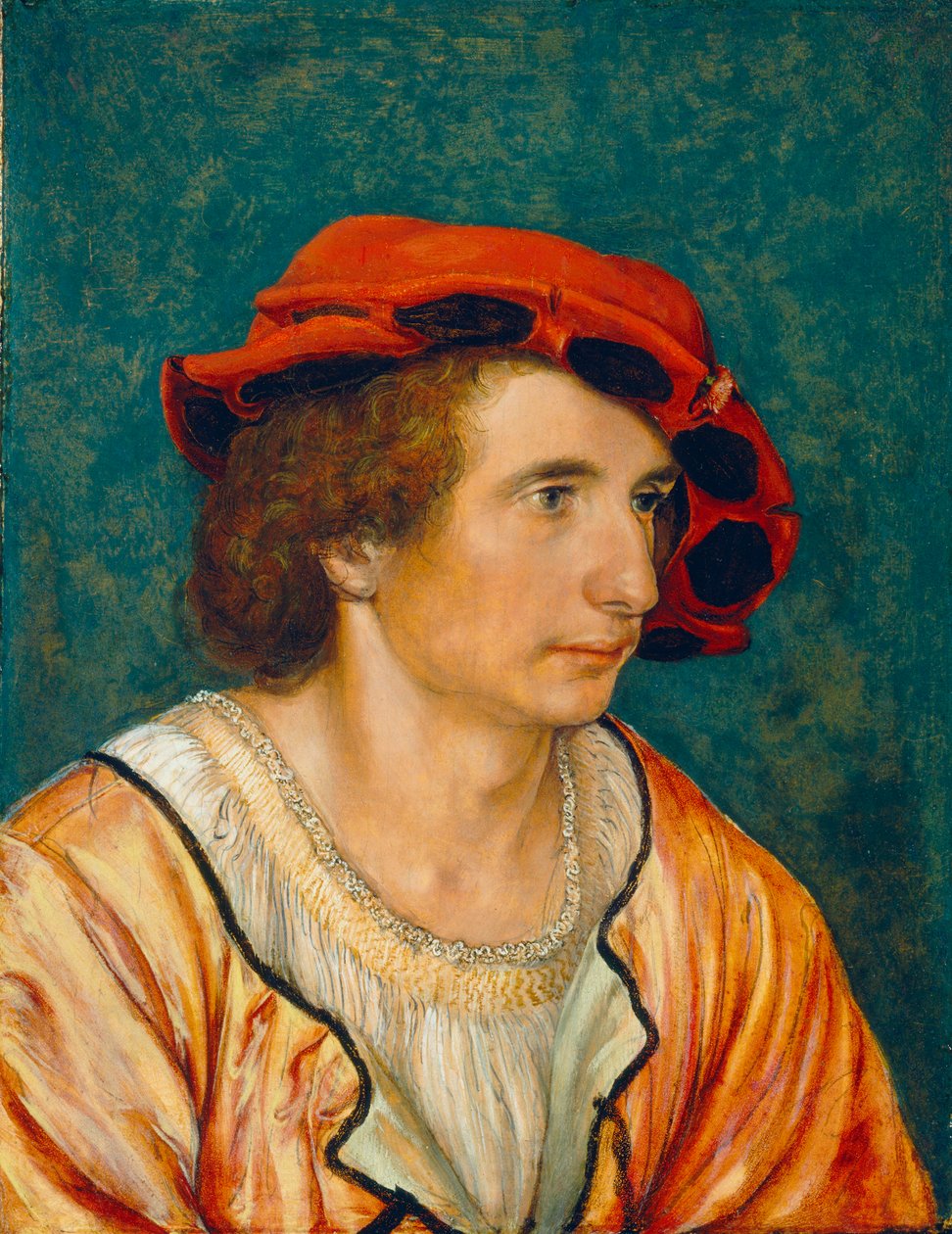 Porträtt av en ung man, ca 1520-1530 av Hans Holbein der Jüngere