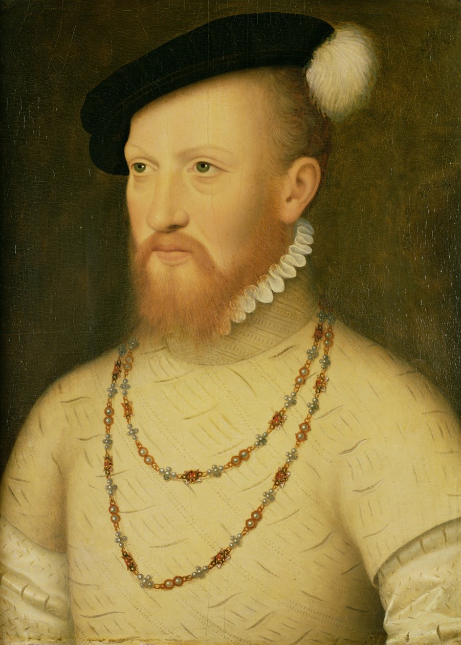 Sir Edward Seymour (senare hertig av Somerset): (panel) av Hans Holbein der Jüngere