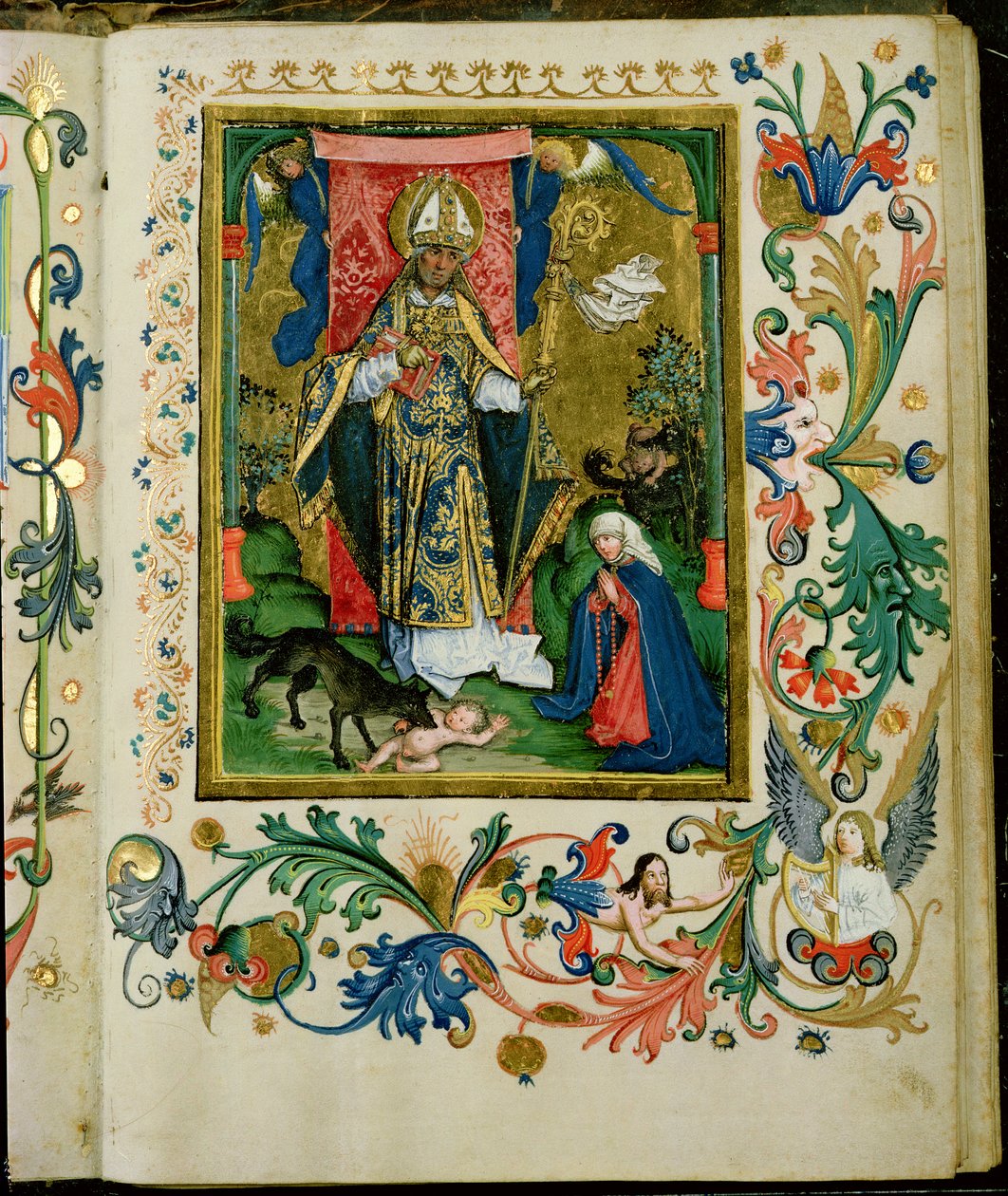 St. Augustinus med Jungfrun och barnet av Hans Holbein der Jüngere