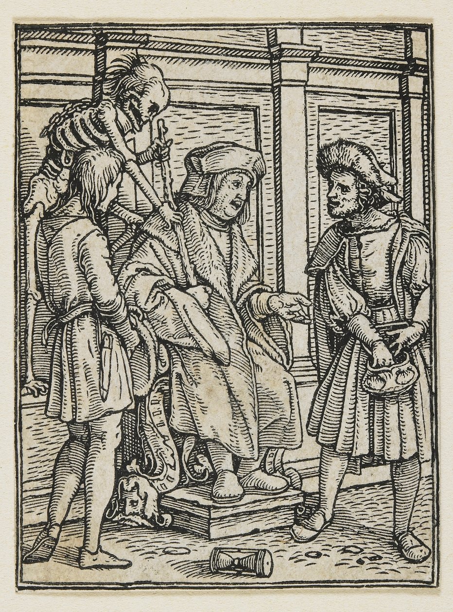 Domaren från Dödsdansen (Lyons), 1538, 1523-1526 av Hans Holbein der Jüngere