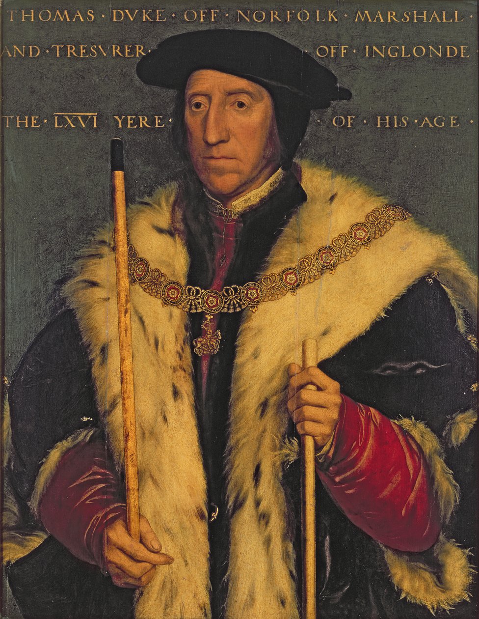 Thomas Howard, 3:e hertig av Norfolk av Hans Holbein der Jüngere
