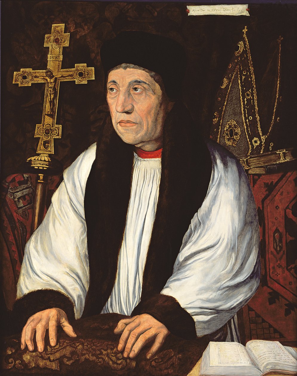 William Warham, ärkebiskop av Canterbury, 1850 av Hans Holbein der Jüngere