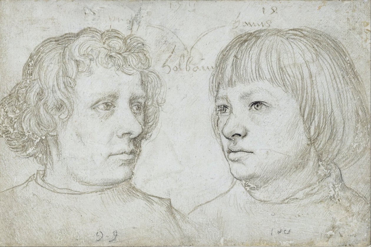 Ambrosius och Hans av Hans Holbein the Elder