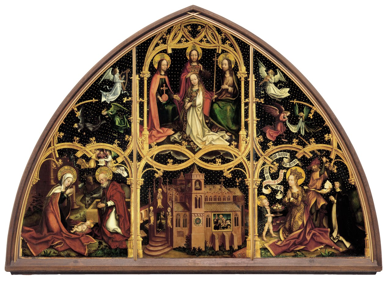 Tyska: Basilika Santa Maria Maggiore, rechter Tafel: Enthauptung der hl. Dorothea Basilica Santa Maria Maggiore av Hans Holbein the Elder