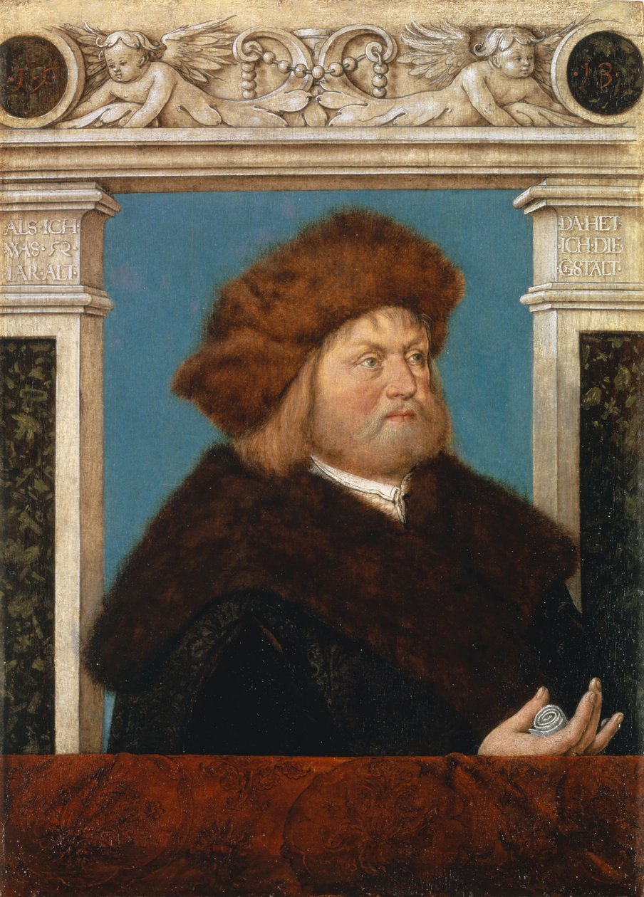 Porträtt av Philipp Adler, 1513 av Hans Holbein the Elder