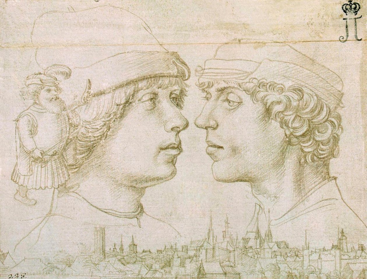Porträtt av konstnärens son, 1514. av Hans Holbein the Elder