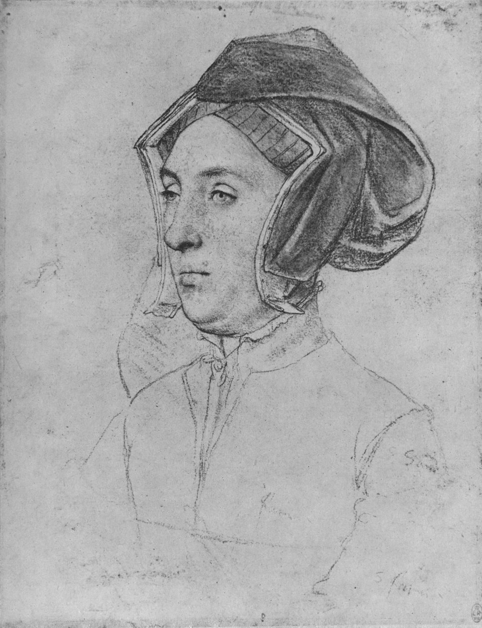 En dam: okänd, c1532-1543 1945 av Hans Holbein der Jüngere