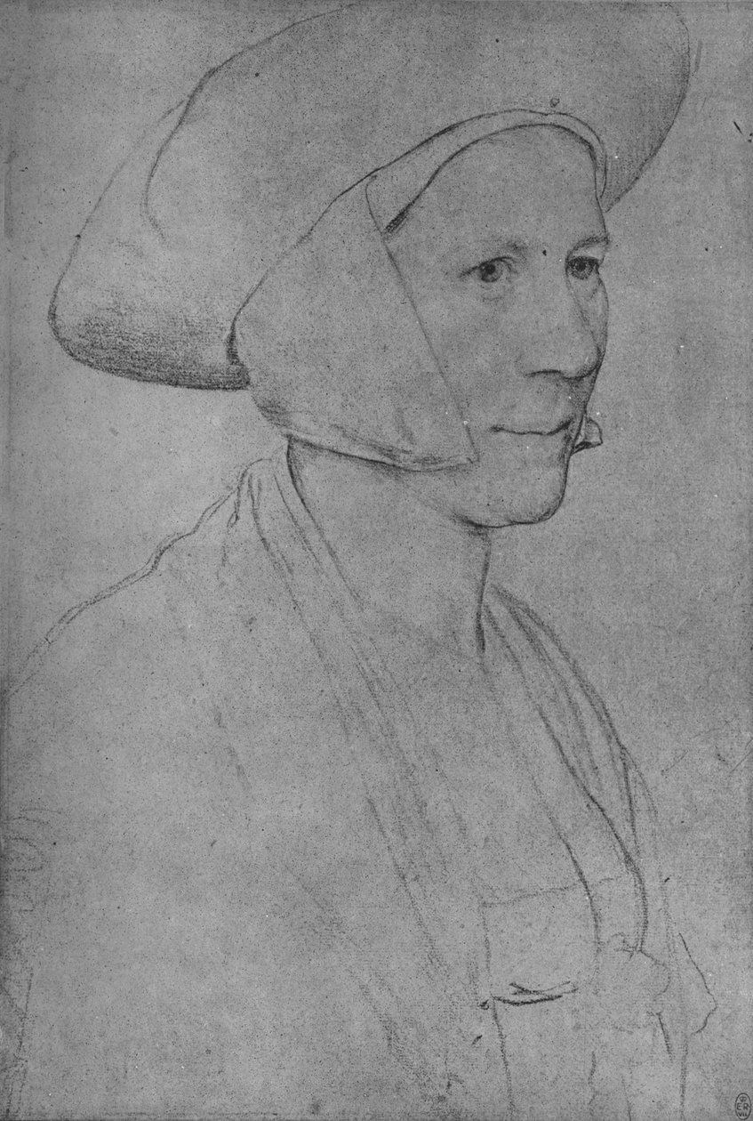En kvinna: okänd, 1526-1528 1945 av Hans Holbein der Jüngere