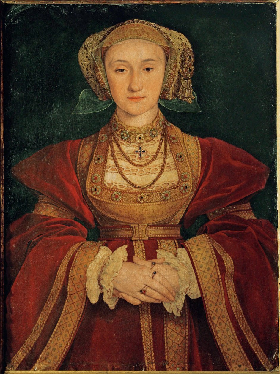 Ann av Kleve, hustru till kung Henrik VIII ... av Hans Holbein the Younger