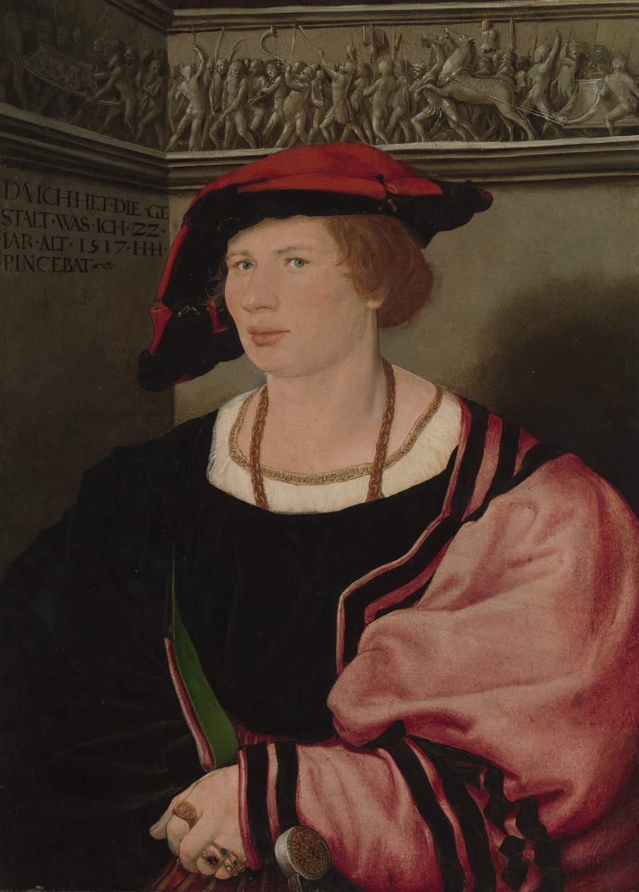 Benedikt von Hertenstein född omkring 1495, död 1522, 1517. av Hans Holbein der Jüngere