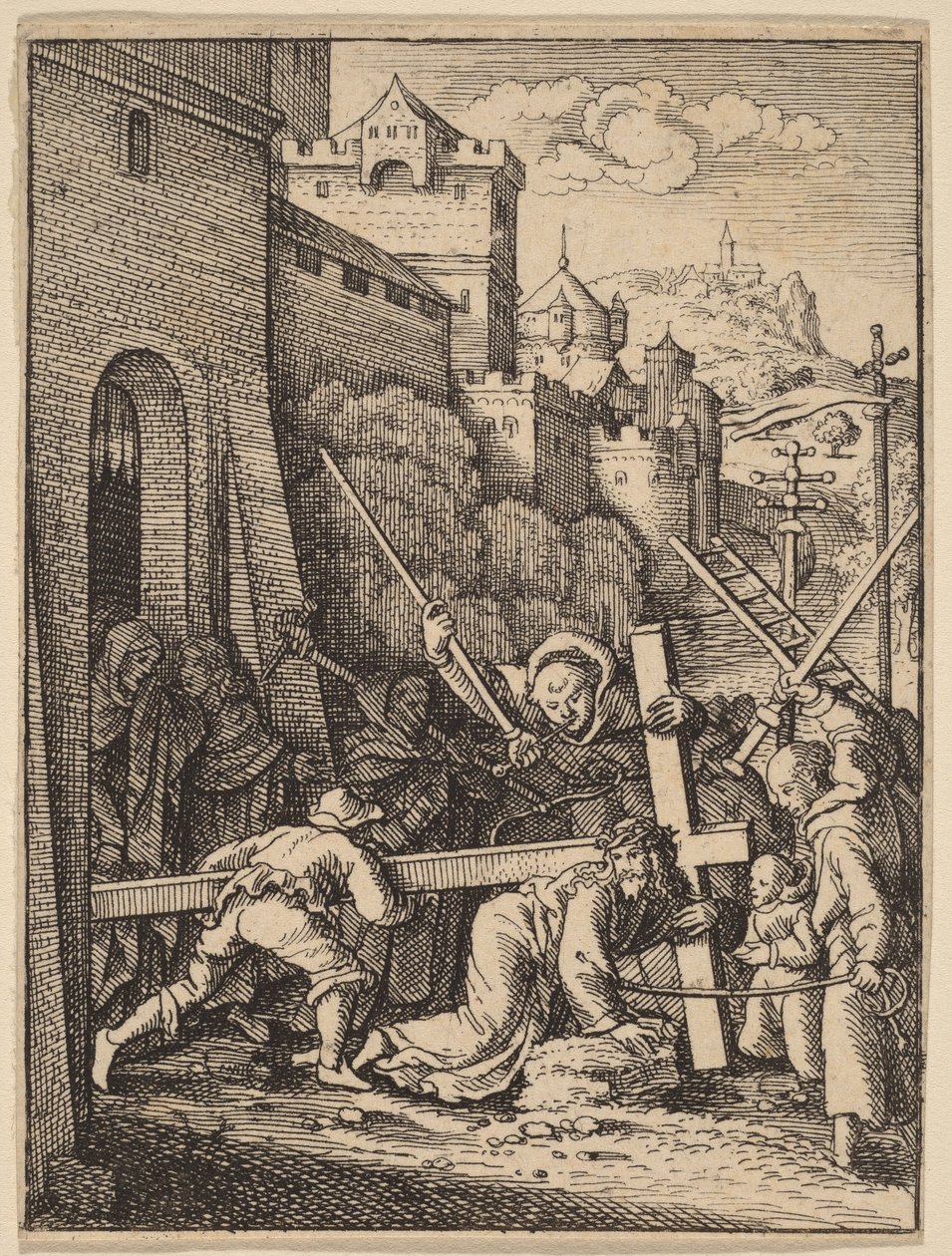 Att bära korset av Hans Holbein the Younger