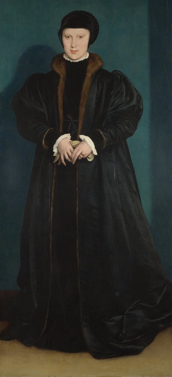 Christina av Danmark, hertiginna av Milano, 1538 av Hans Holbein der Jüngere