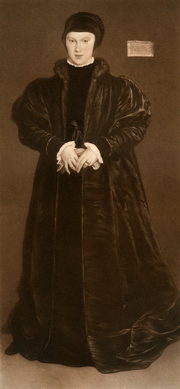 Christina av Danmark, hertiginna av Milano, 1538, 1902 av Hans Holbein der Jüngere