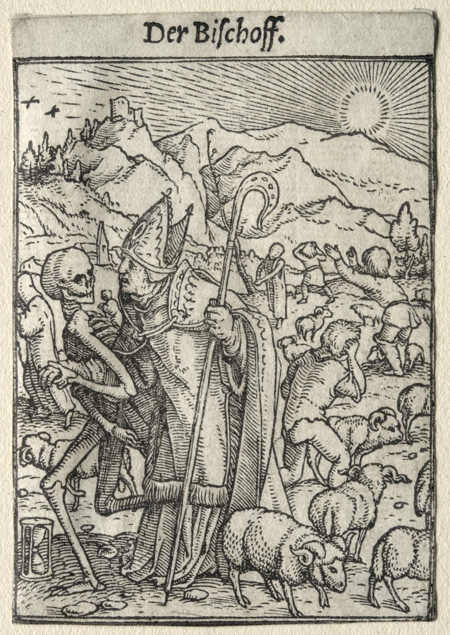 Dödsdansen: Biskopen av Hans Holbein the Younger
