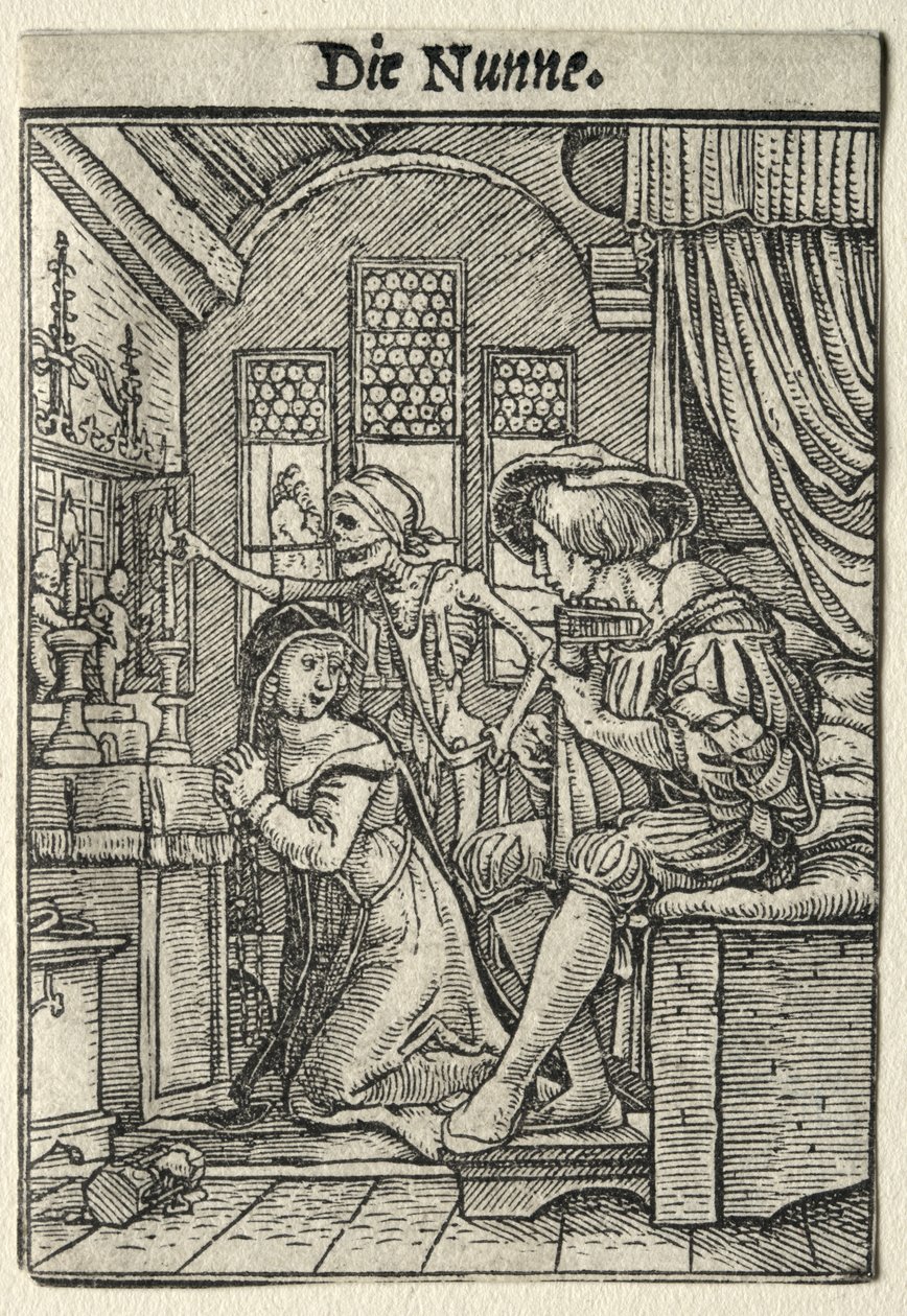Dödsdansen: Nunnan av Hans Holbein the Younger
