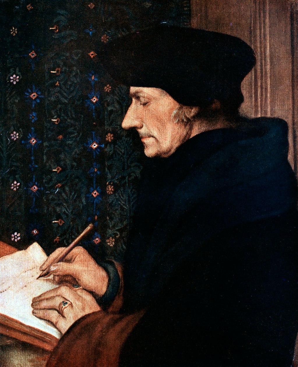 Desiderus Erasmus 1497-1543, holländsk humanist och forskare, 1523. av Hans Holbein der Jüngere