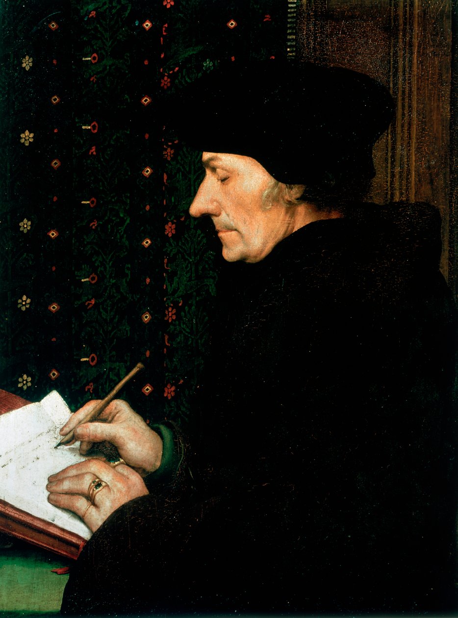 Desiderus Erasmus, holländsk humanist och forskare, 1523 av Hans Holbein der Jüngere