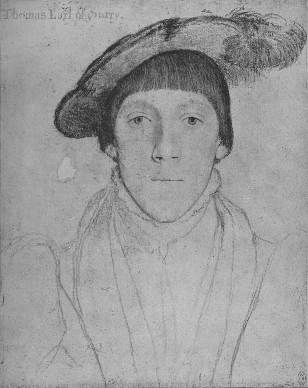 Henry Howard, Earl of Surrey, c1532-1533 1945 av Hans Holbein der Jüngere