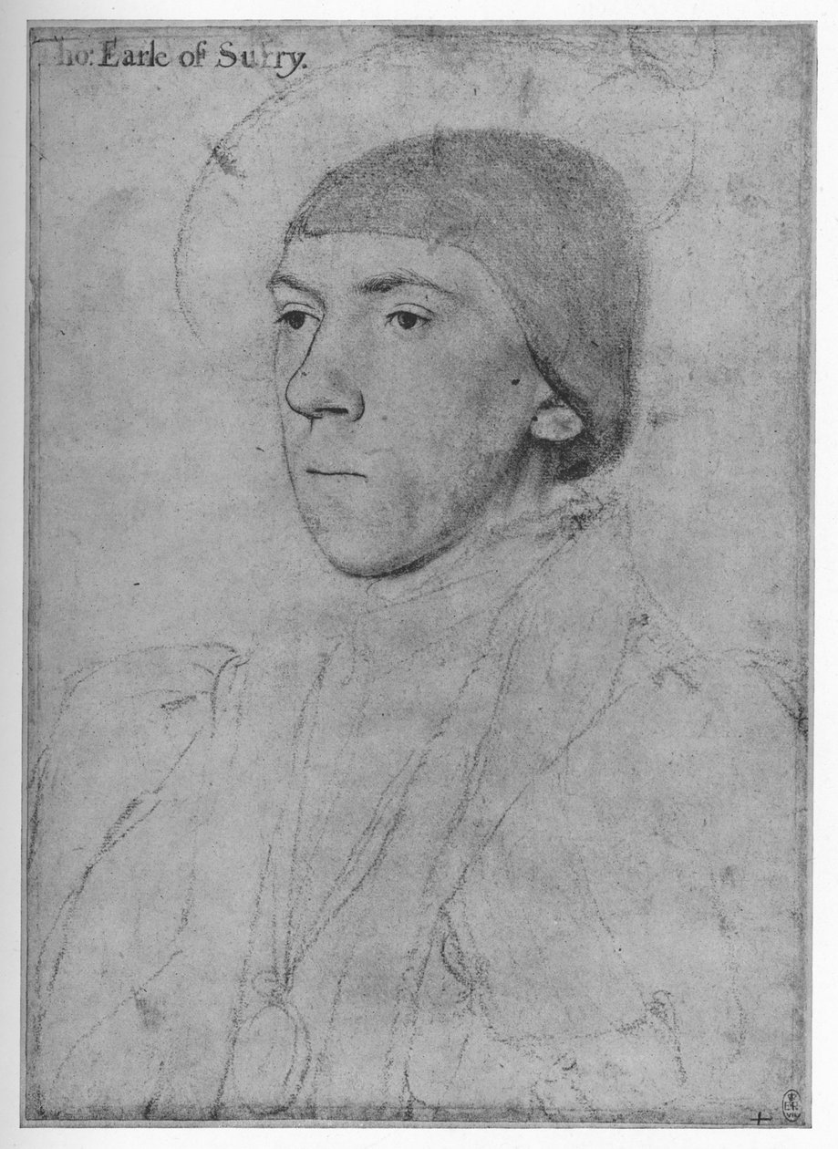 Henry Howard, Earl of Surrey, c1533-1536 1945 av Hans Holbein der Jüngere