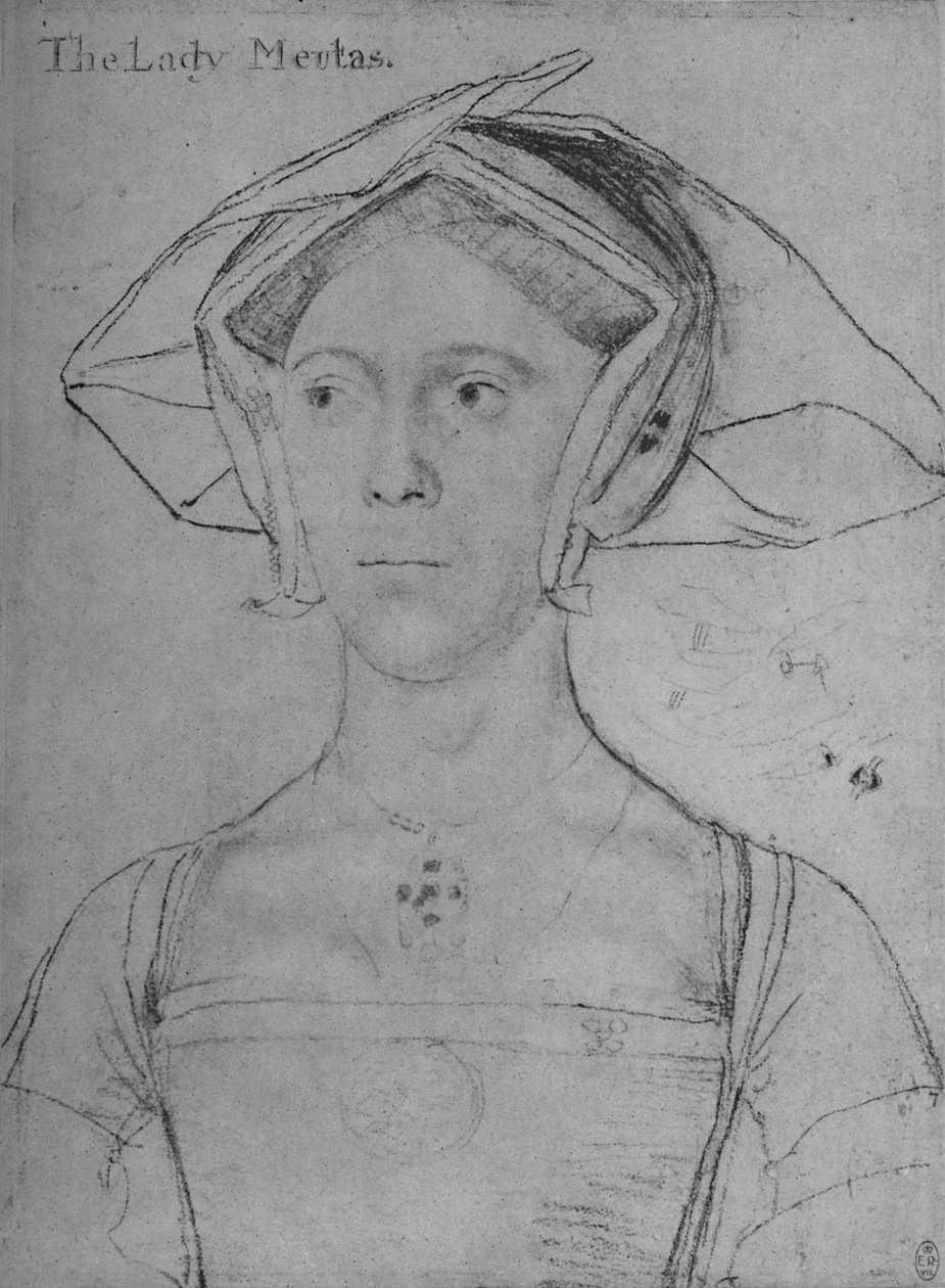 Joan, Lady Meutas, c1536-1543 1945 av Hans Holbein der Jüngere